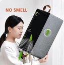 26L Storage Bag Steel Frame Support Closet Storage Bin Household Wardrobe Storage Box Drawer Large Capacity Folding Clothes Jeans Handle Portable Organizer ( Pack Of 2)